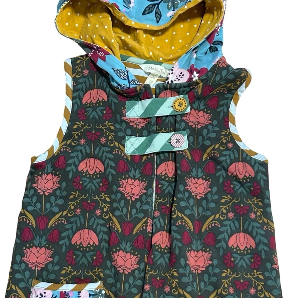 Matilda Jane Size 8 Wander With Love Vest Hood  Choose Your Own Path